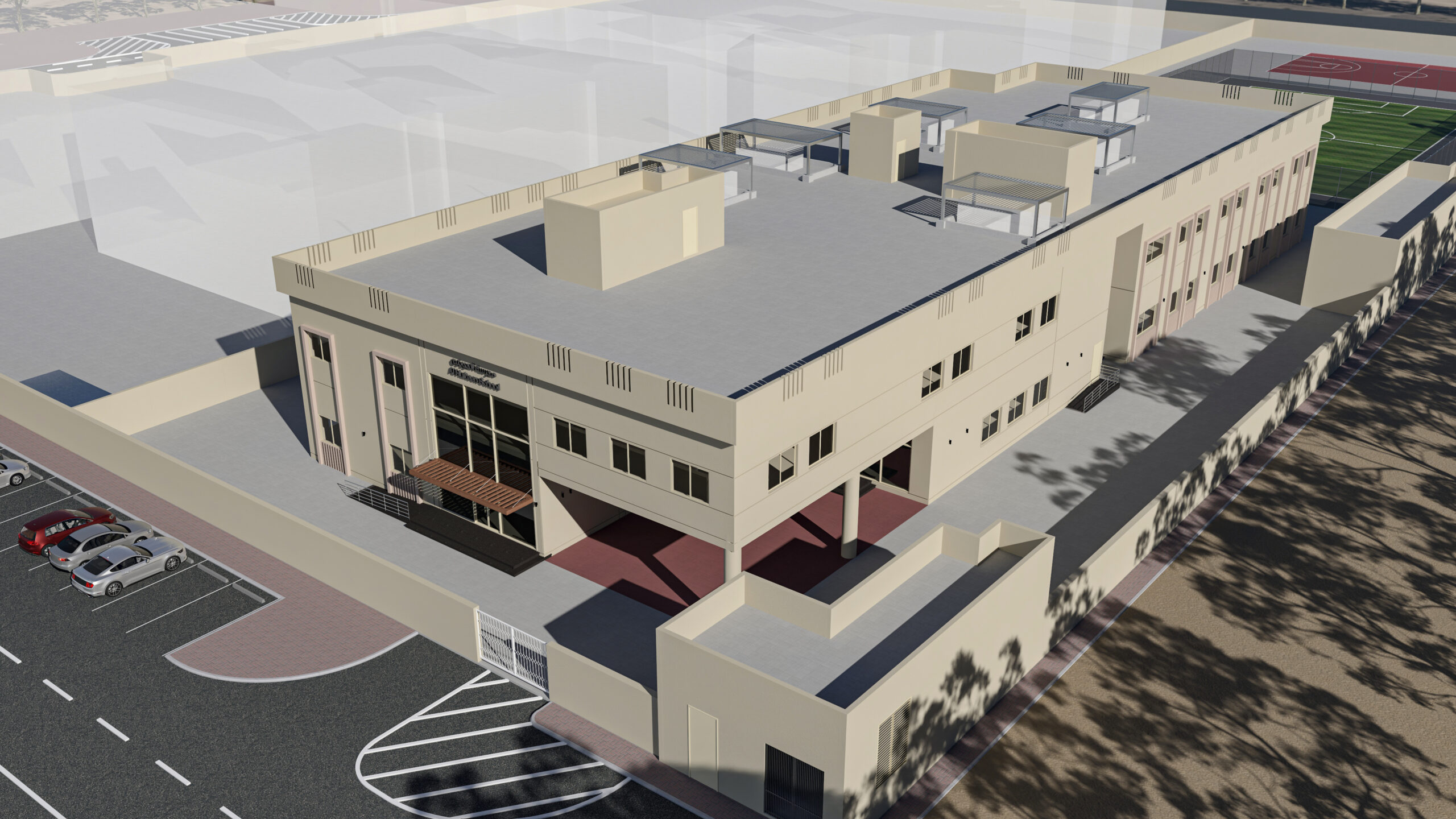 Construction of Al Huwaiteen School