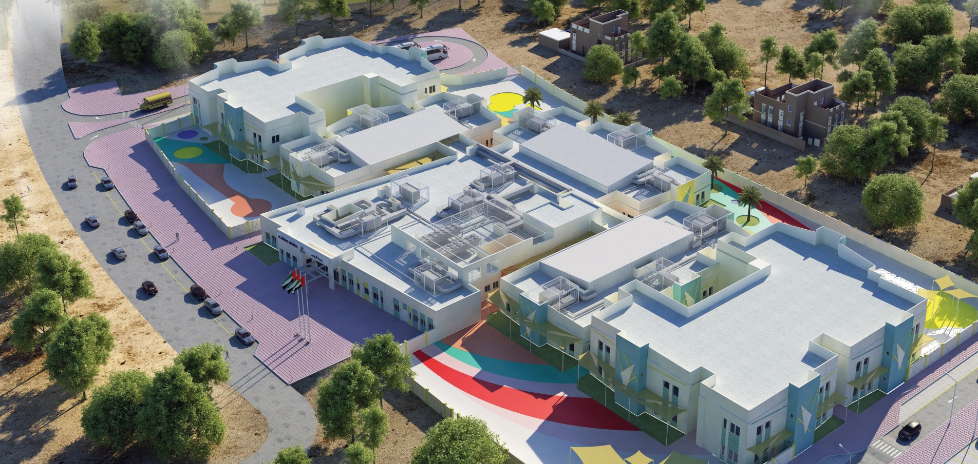 Construction of Al Forsan Kg School