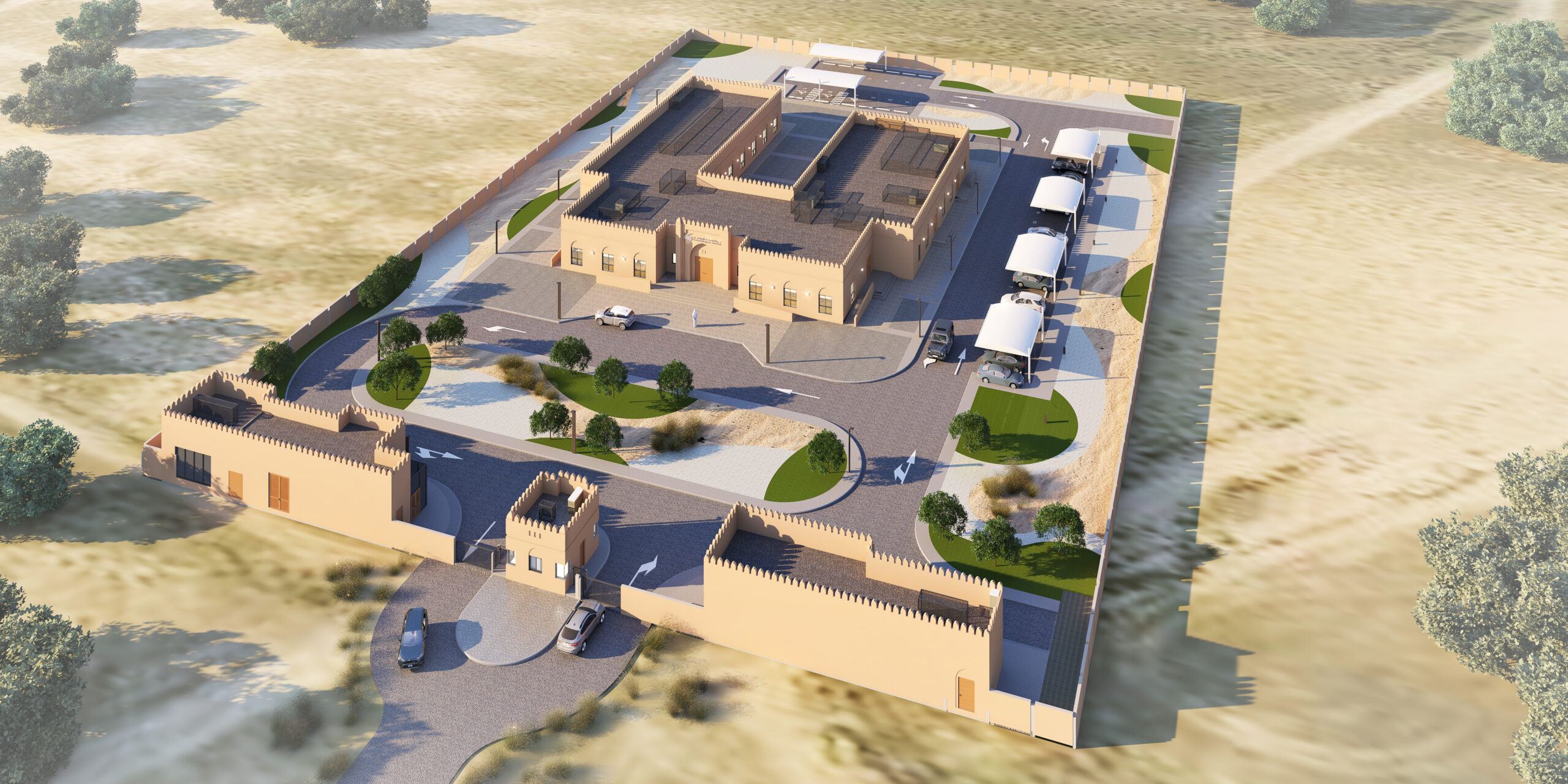 Construction of Centers (4 Nos) for Protection of Wildlife Environment