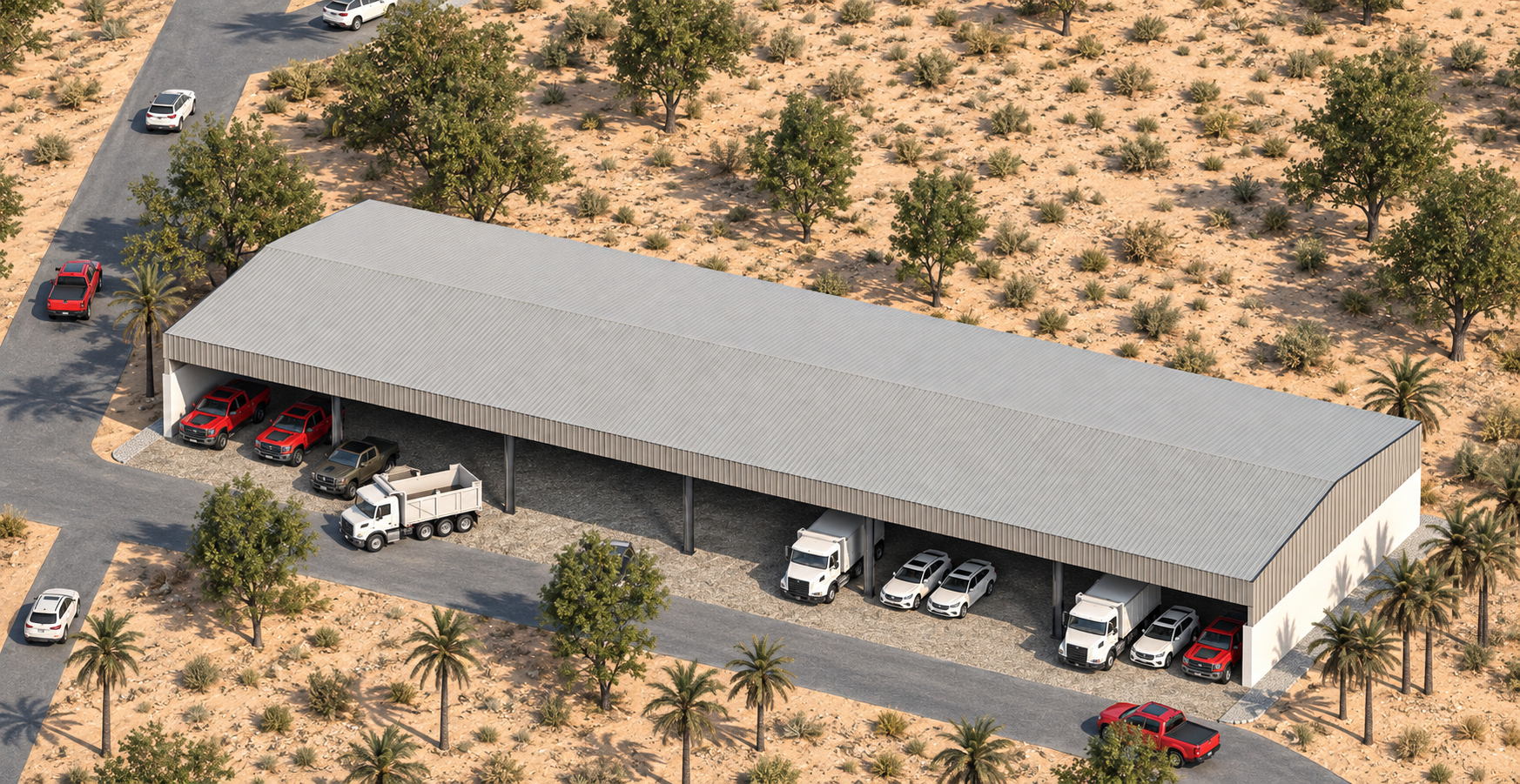 Construction of Car Garage and Electrical Substation Building